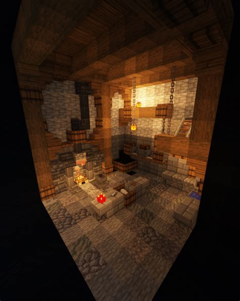 Minecraft Blacksmith Interior Design Idea