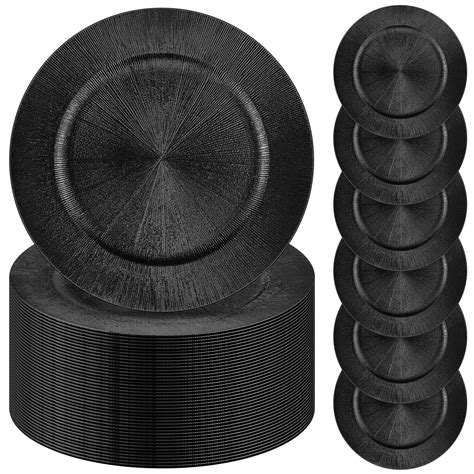 Amazon.com | Tanlade 100 Pcs Charger Plates Bulk, 13 Inch Round Charger ...