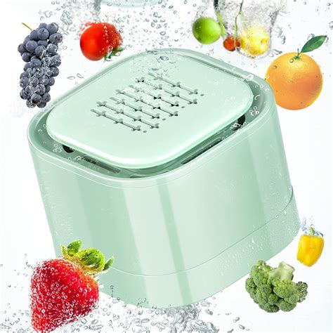 Amazon.com: Feiqio Fruit and Vegetable Washing Machine, Deeply Cleans ...