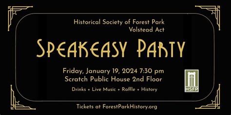 Speakeasy Volstead Act, 7505 Madison St,Forest Park,60130,US, January ...