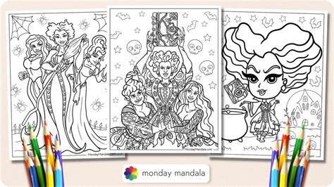 20 Hocus Pocus Coloring Pages (Free PDF Printables)