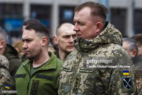 HUR chief Kyrylo Budanov with RDK commander Denis Kapustin and the commander of the Timur special un