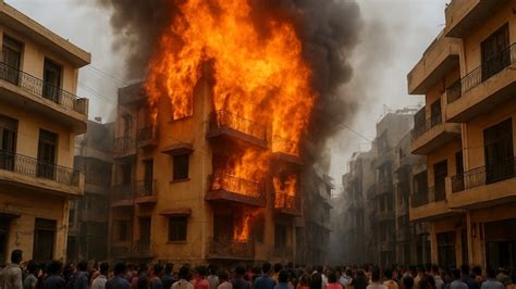 West Bengal fire: Massive blaze reported at doctors residential complex ...