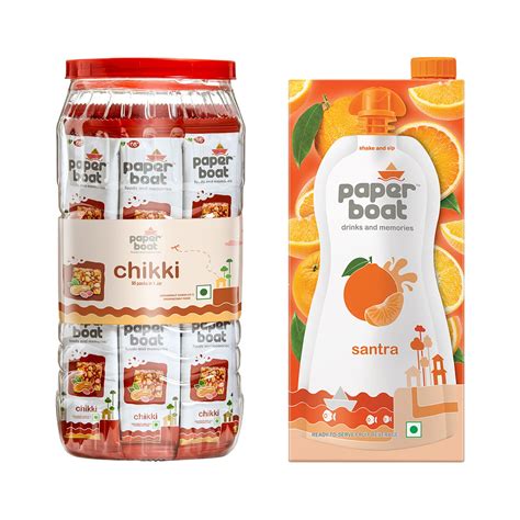 Paper Boat Santra, Orange Fruit Juice, No Added Preservatives and ...