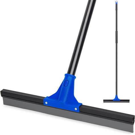 Amazon.com: Floor Squeegee with 60" Long Handle, Heavy Duty 18" Rubber ...