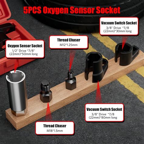 Image result for Homemade 02 Sensor Socket Sizes
