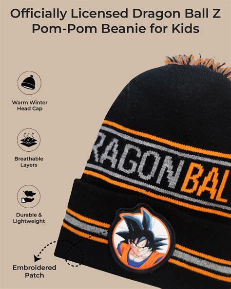 Dragon Ball Z Printed Beanies For Kids Boys – Kidsville