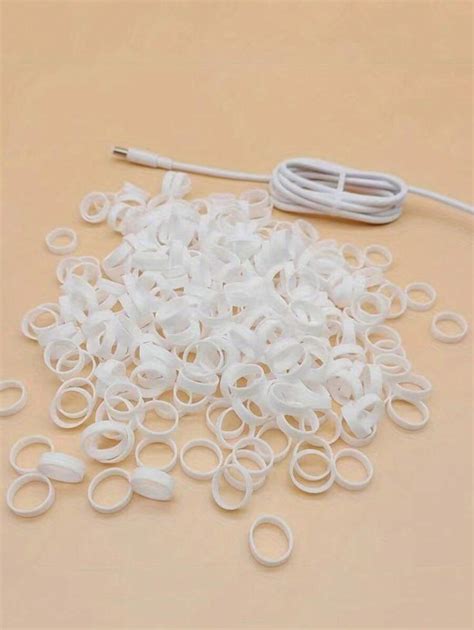 50Pcs Silicone Cable Ties High Temperature Resistant Rubber Straps For ...