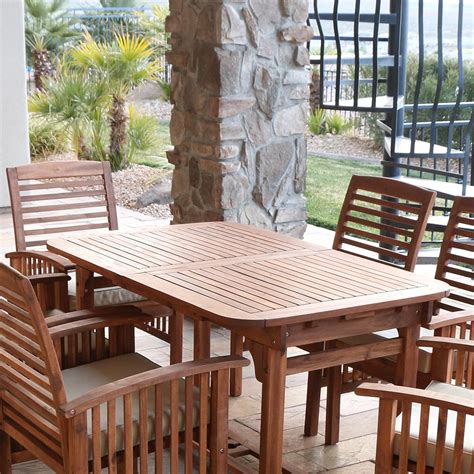 Acacia Wood Garden Dining Set at Gemma Nock blog
