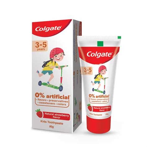 Buy COLGATE TOOTHPASTE FOR KIDS (3-5 YEARS) | NATURAL STRAWBERRY ...