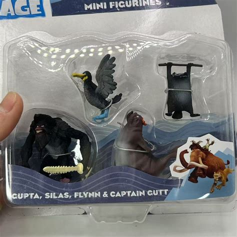 Ice Age Continental Drift Mini Figure 4-Pack – Gupta, Silas, Flynn & Gutt