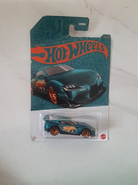 Hot Wheels 1:64 Scale Die-Cast Vehicle 20 Toyota GR Supra with ...