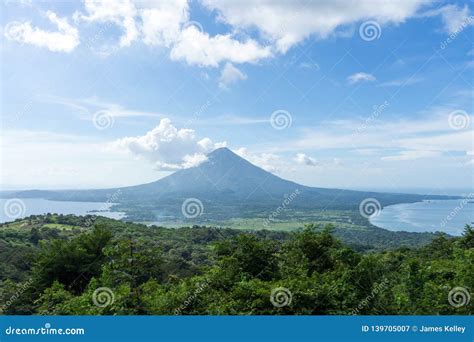 View of Ometepe Island and Concepcion Volcano from the Peak of Maderas ...