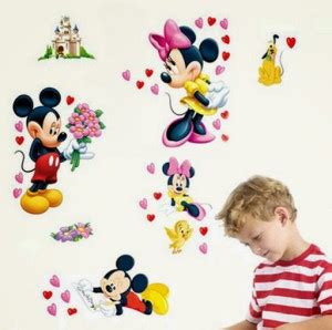 SYGA Mickey Mouse Wall Removable Sticker Price in India - Buy SYGA ...