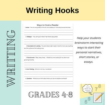 Image result for Writing Hooks