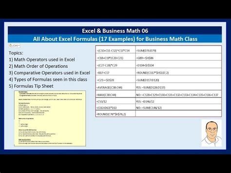 Image result for Business Math Using Excel