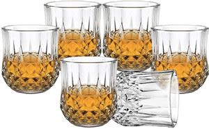 DeoDap (Pack of 6) Heavy unbreakable Stylish look fully Transparent ...