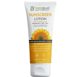 TREEBUG Sunscreen Lotion SPF 30 100ml : Amazon.in: Beauty