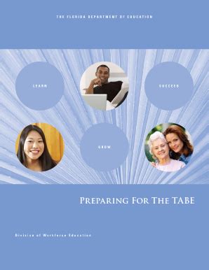 Fillable Online fldoe Preparing For The Tabe - Florida Department of ...
