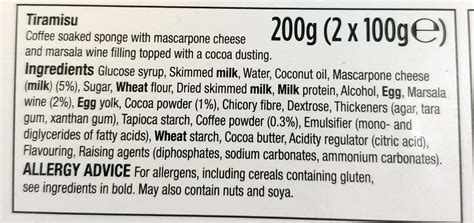 2 Tiramisu - Morrisons - 200g