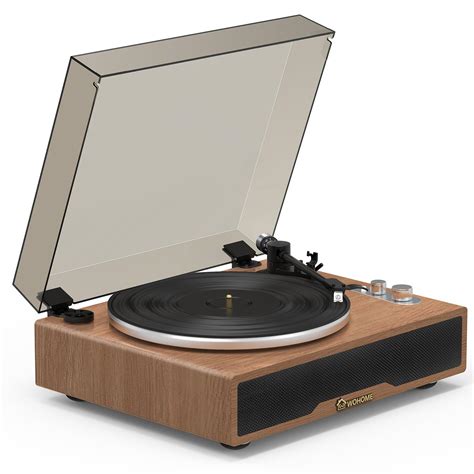 Buy WohomeHi-Fi Stereo Turntable Vinyl Record Player, Bluetooth Input ...