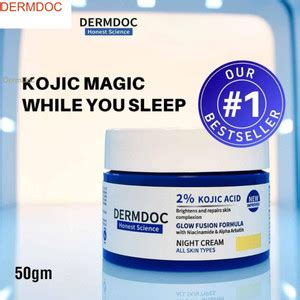 DermDoc Kojic Acid Cream + SPF for Bright Skin Price in India - Buy ...