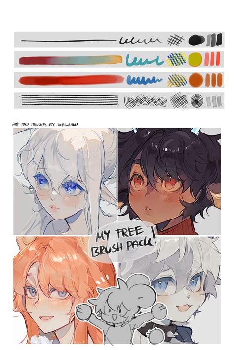 체리 브러쉬 팩 ️ - CLIP STUDIO ASSETS | 아트 튜토리얼, 그림 그리는 방법, 브러쉬