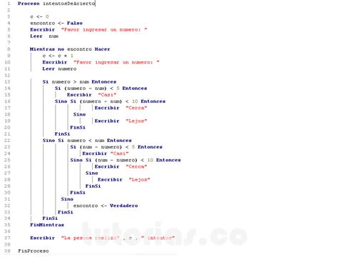 Image result for Ciclo While En PSeInt