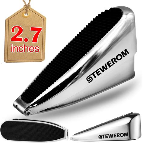 Amazon.com: Heavy-duty metal door stoppers for doors up to 2.7 inches ...