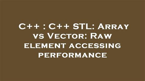 Image result for STL Array C