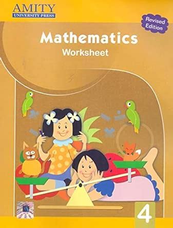 Mathematics Work Sheet Class - 4 : Amazon.in: Books