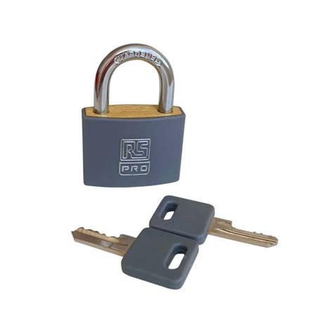 RS PRO | RS PRO Key Brass Padlock, Keyed Alike, 6mm Shackle, 40mm Body ...