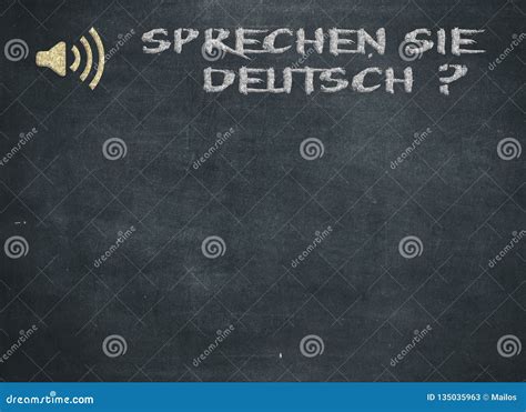 Sprechen Sie Deutsch - Do You Speak German Question Handwritten with ...