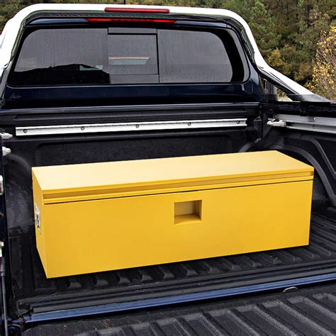 Garvee Steel Toolbox for Pickup Truck, Durable Toolbox with Double Lid ...