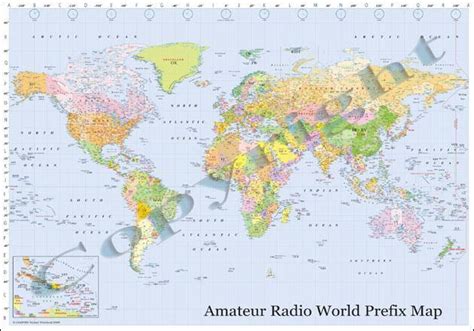 Image result for Ham Radio Prefix Map