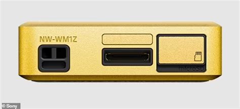 Sony unveils a new GOLD-PLATED Walkman - but it will set you back $3,200