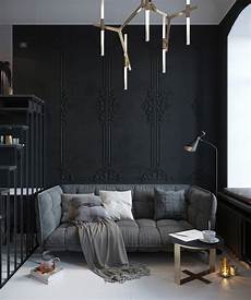 Modern Black White Wall Decal Ideas by 28 Ideas For Black Wall Interiors How To Style Them Modern Black White Wall Decal Ideas