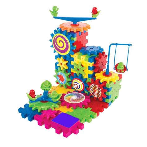 Buy LetsPlayJojo 101 Battery Operated Magic Blocks Interlocking Plastic ...