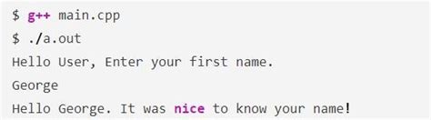 Write a C++ program to print your name and address. - Brainly.in