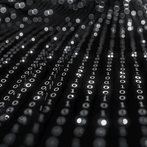 01 or binary code number pattern texture on the computer | Premium AI ...