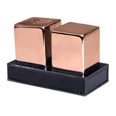 Biradlı GRV-321 Dwarf Square Salt Shaker Set, 2 pcs, Copper Price
