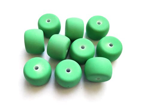 Green Resin Beads