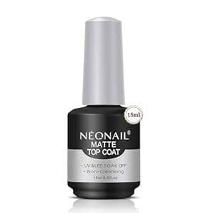 Buy NEONAIL Premium Matte Gel Top Coat 15ml - No Wipe Matte Top Coat ...