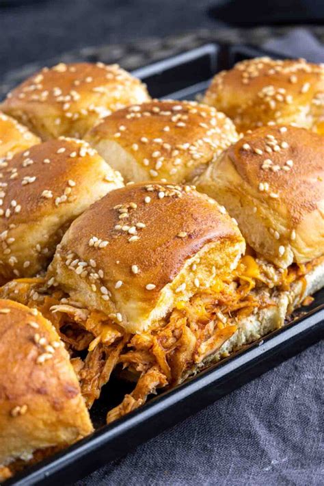 Easy BBQ Chicken Sliders Recipe - Home. Made. Interest.