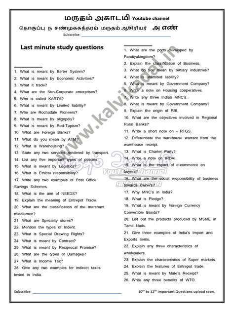 Image result for Commerce Question Paper 11th