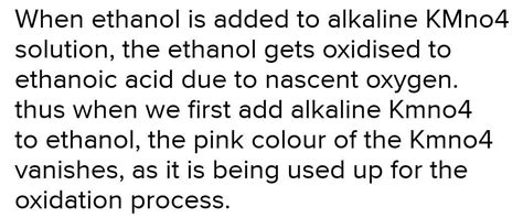 What happens when 1 phenyl ethanol is treated with acidified KMno4 ...