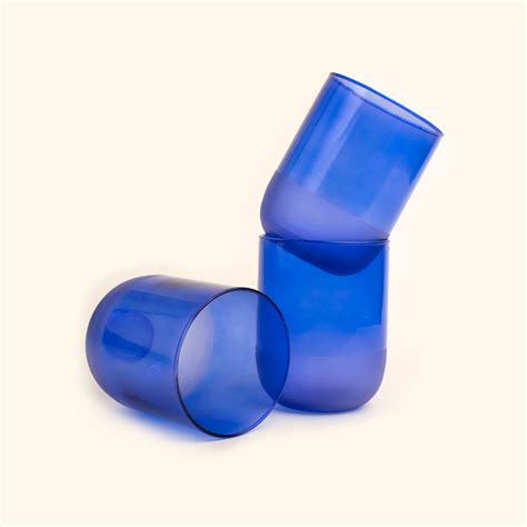 Glass Tumblers - Blue – Gaachi Home