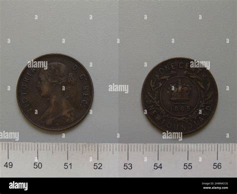 1 Cent with Victoria, Queen of Great Britain. Subject: Victoria, Queen of Great Britain, British ...