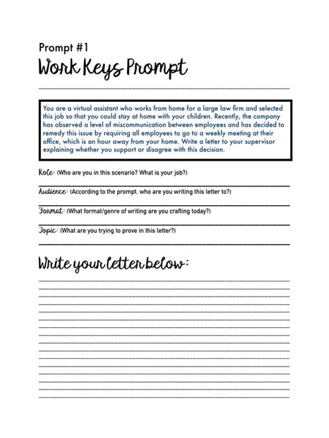 Image result for WorkKeys Writing Test Samples