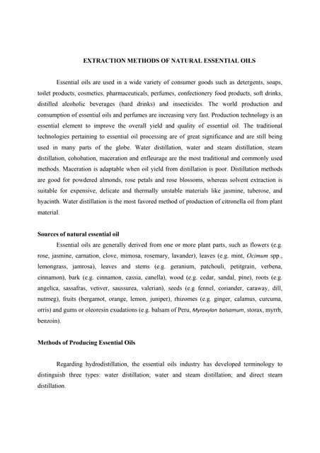 Image result for Oil Extraction Methods